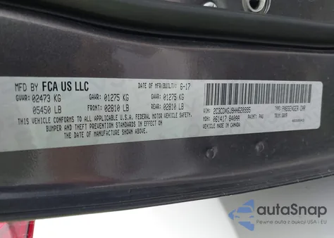 2017 Dodge Charger R/T Scat Pack Rwd из США, поврежденный, VIN 2C3CDXGJ9HH620995